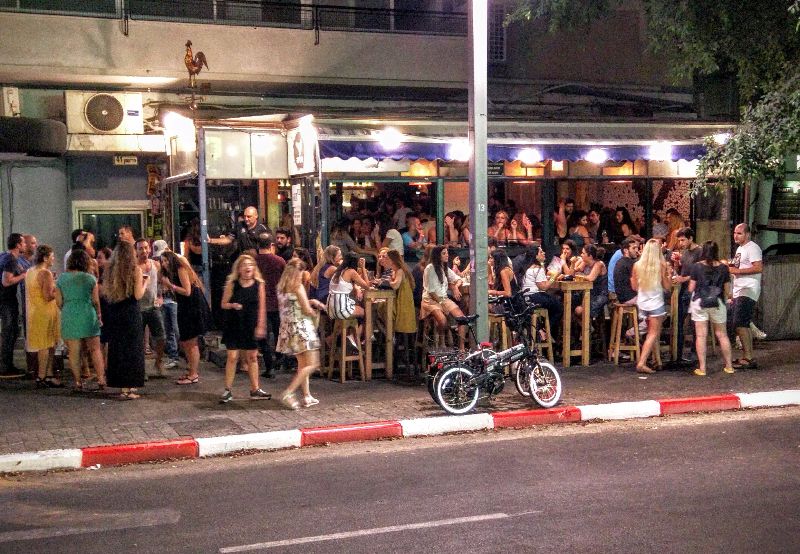 Night life in Tel Aviv