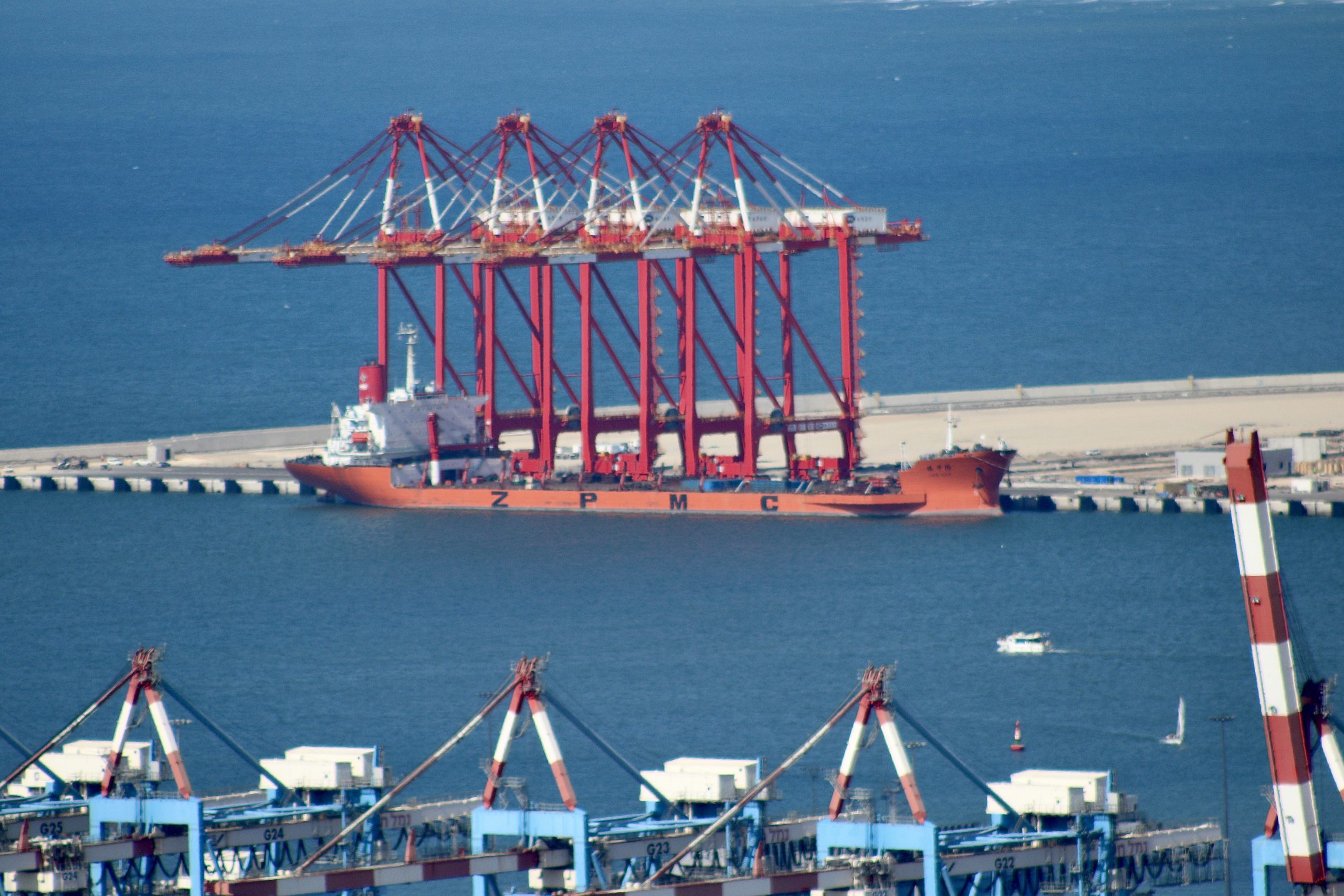 New Chinese-operated port in Haifa under construction