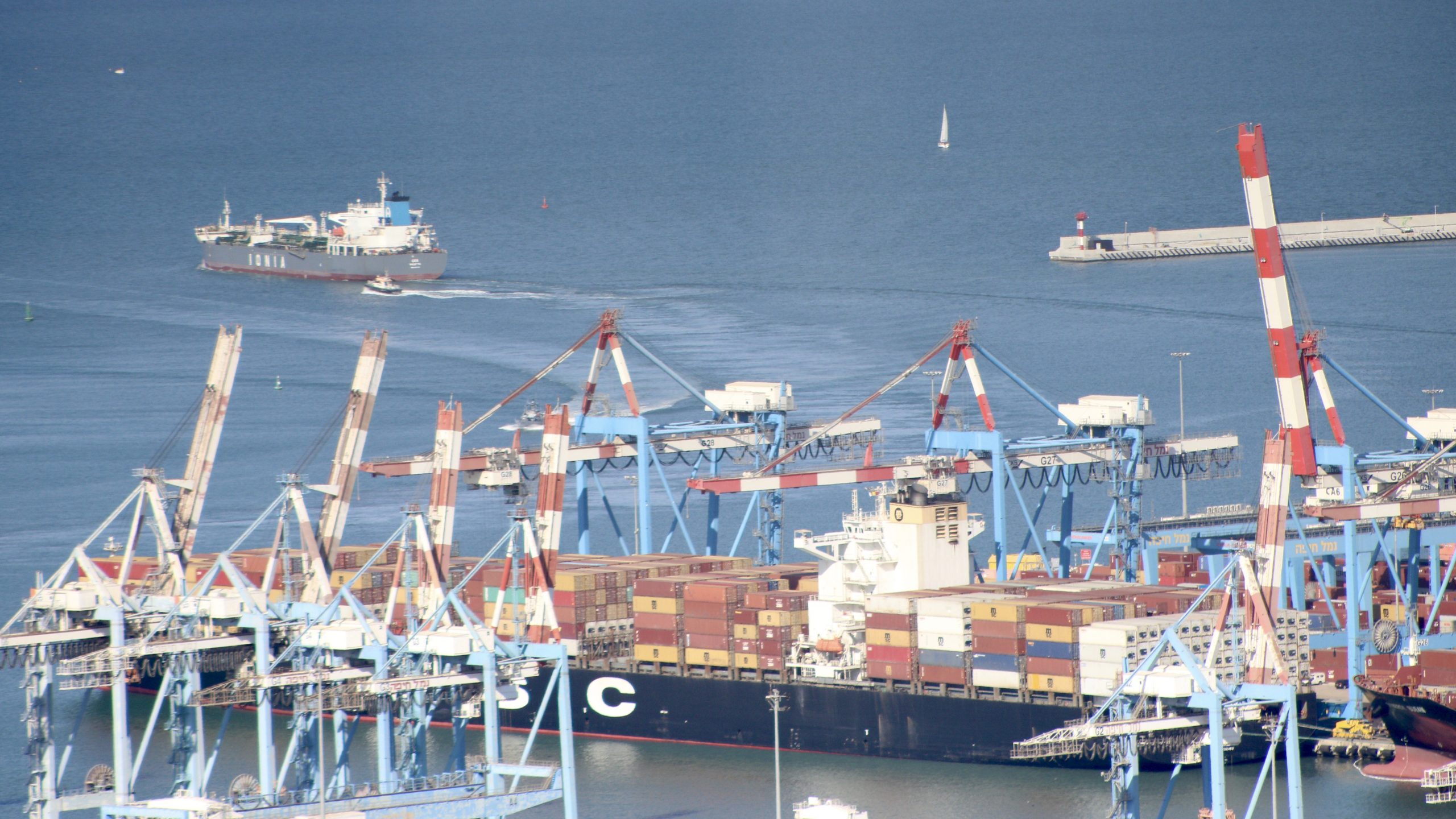 MSC Paris Brought Cargo from UAE to Haifa