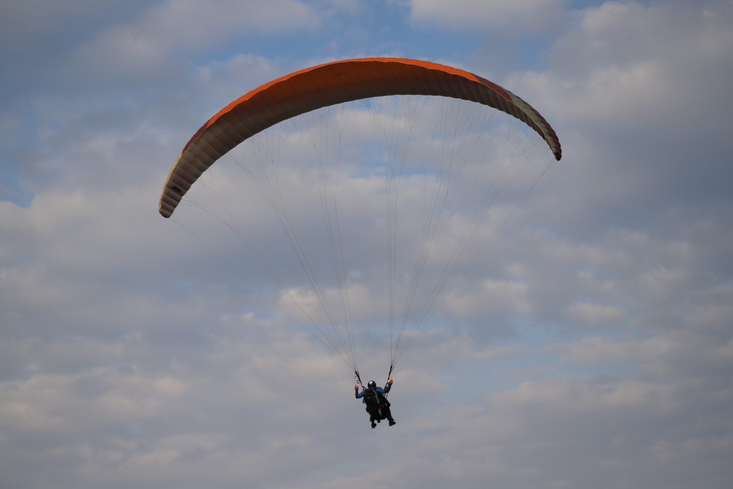 Paragliding from Mount Gilboa over Jezreel Valley
