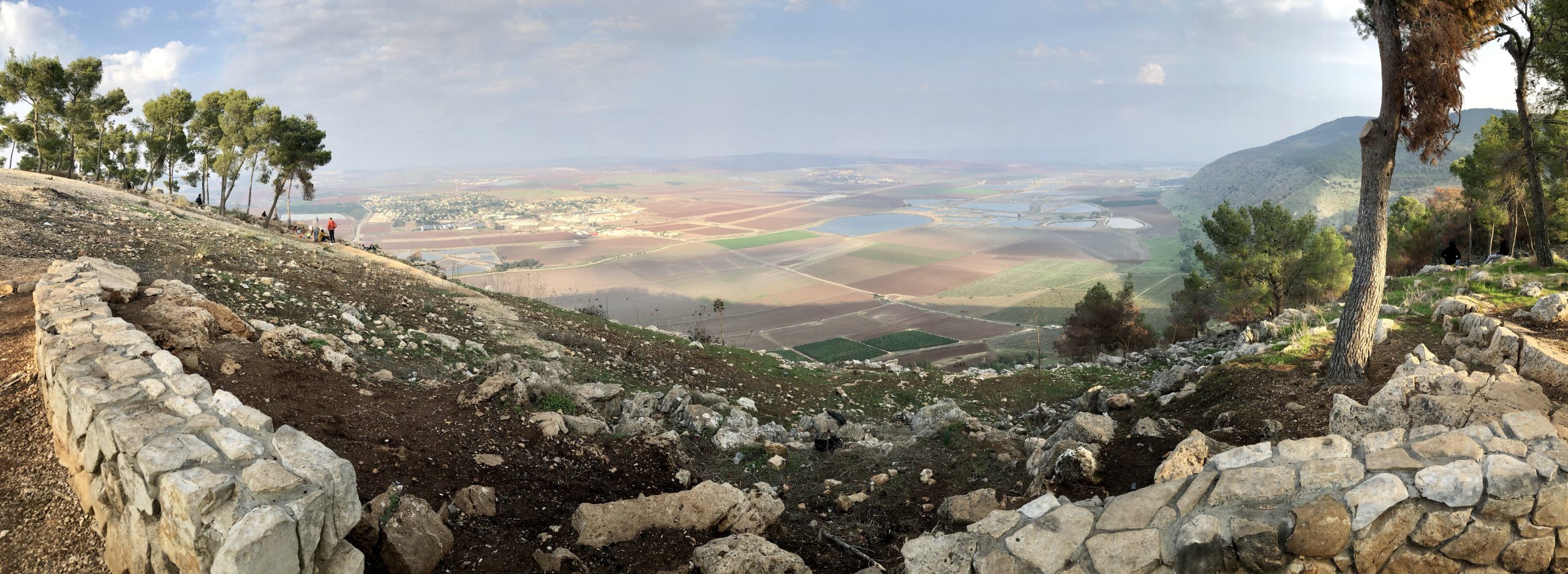 View from Mount Gilboa on Jezreel Valley