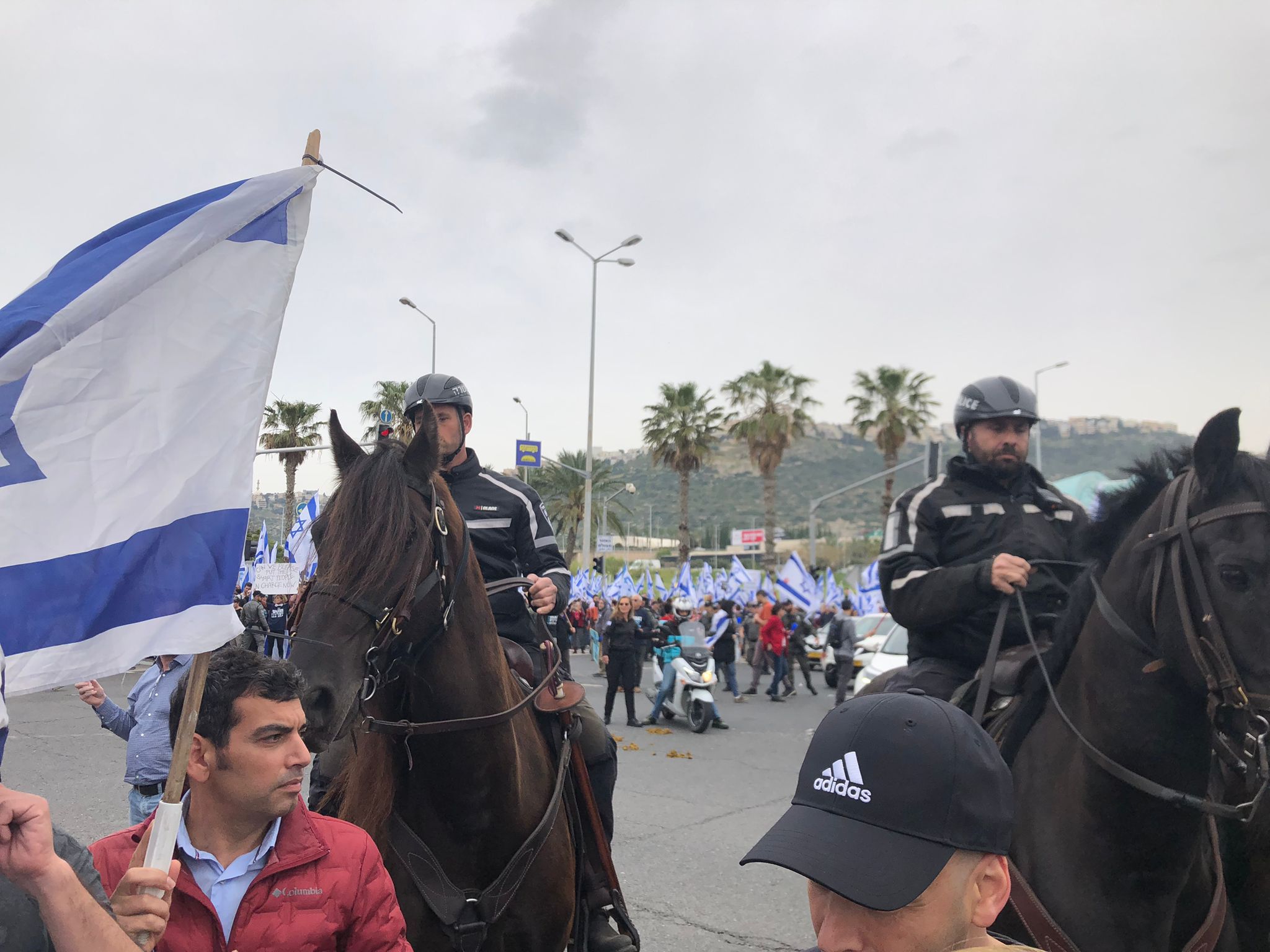 Mass Protests in Haifa against Netanyahu's overhaul of the Supreme Court