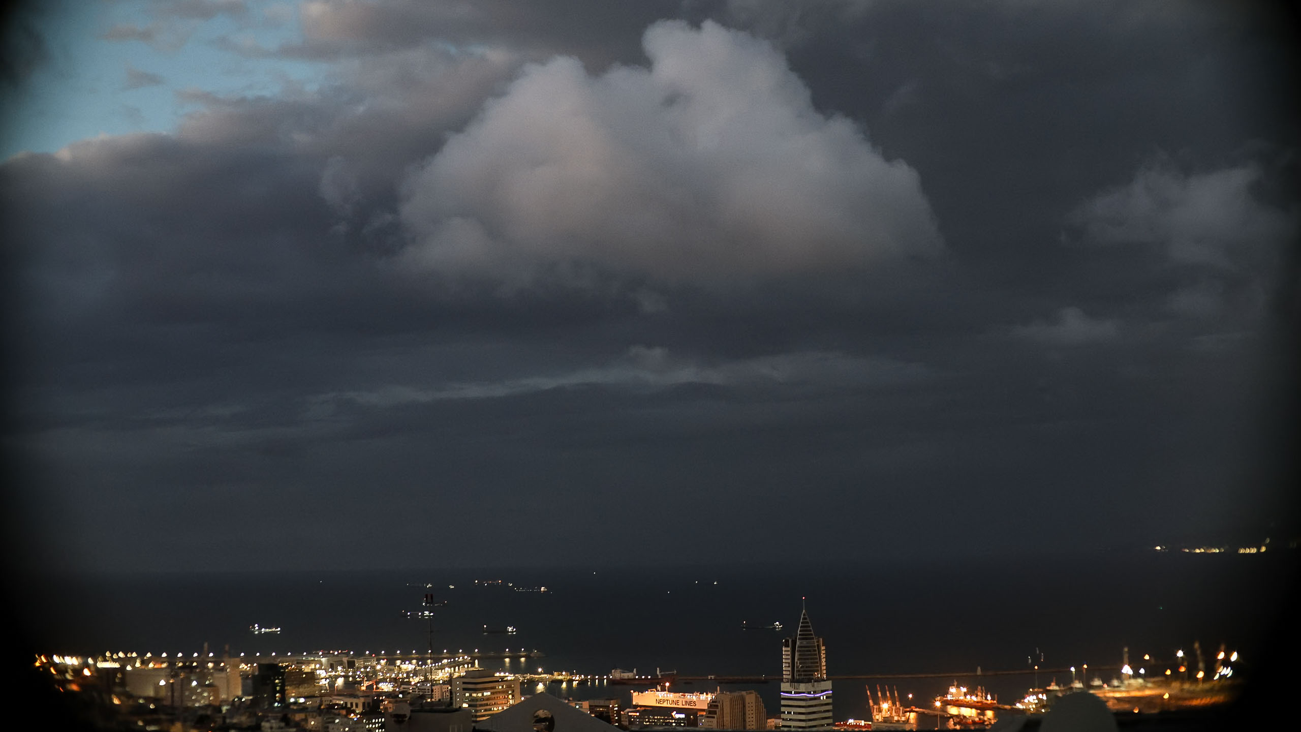 Storm Light Over Haifa, Today and Tomorrow, Haifa
